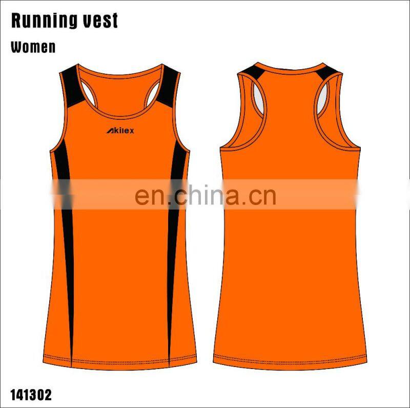 2016 simple fashion comfortable ladies running vest