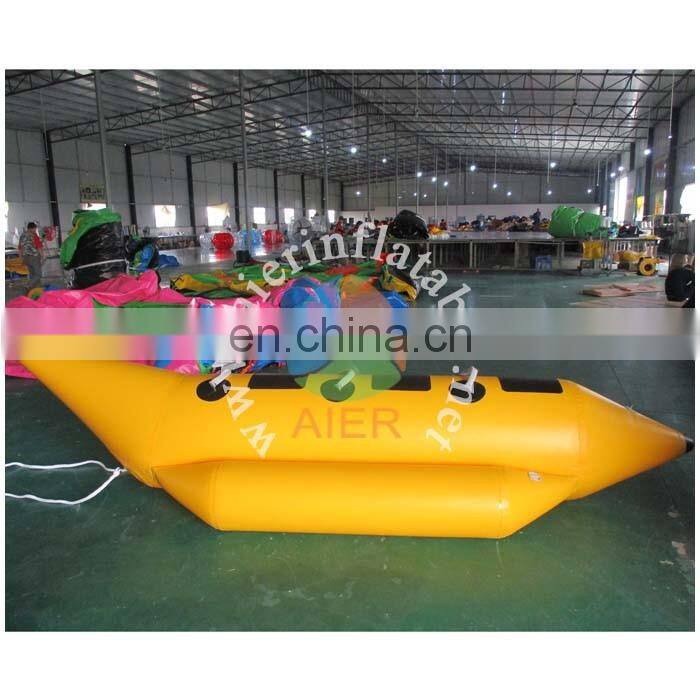 Inflatable Banana Boat/inflatable water toy/Inflatable game boat for yacht