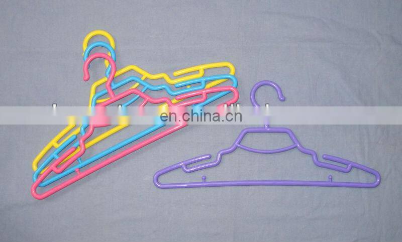 Colorful plastic hanger for drying clothes