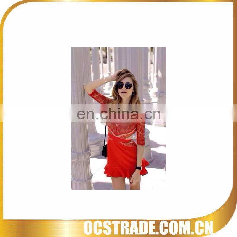 2014 newest hot sell best welcome raw silk evening dress