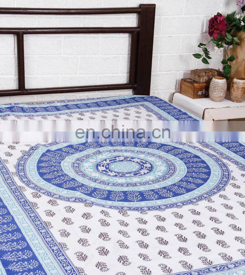 cotton cheap rotary screen printing two sides brushed polar fleece bedsheet