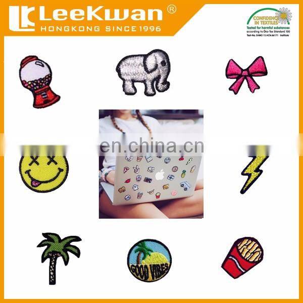 peel and stick christmas patch embroidered, christmas sticker patch,cartoon christmas sticker patch