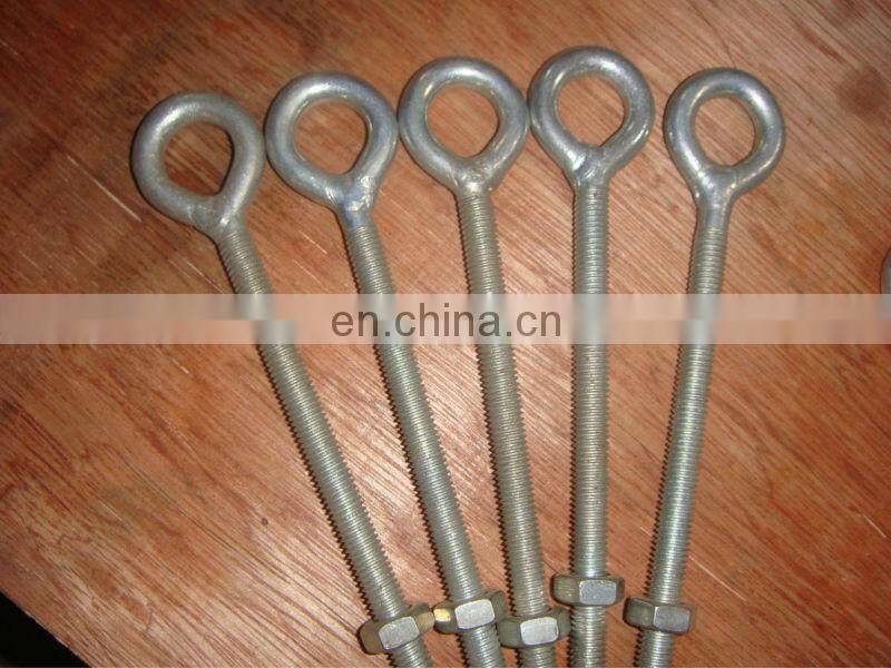 Carbon steel forged pig tail hook bolt