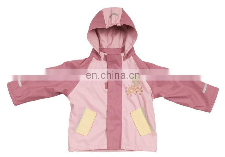 All weather kids PU rain suit sets