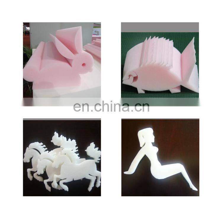Hot selling easy to use cnc horizontal latex foam rubber cutting machine