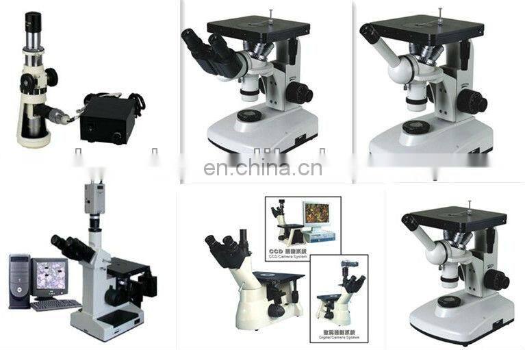 4XC with CCD/ Software / Camera Trinocular Inverted Metallurgical Microscope