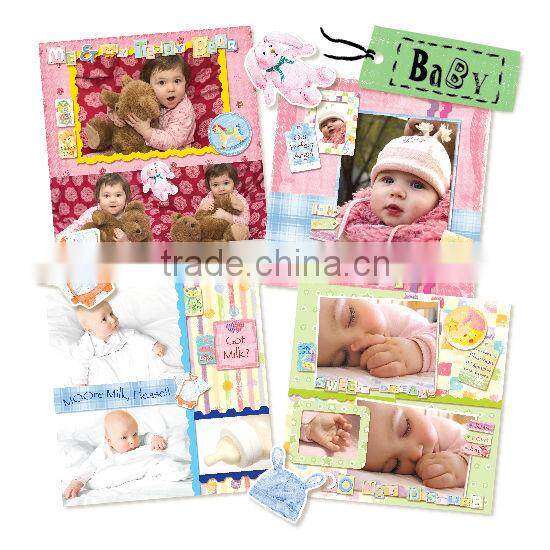 DIY Craft Set Sweet Memories Baby Boy Girl Scrapbook Kit