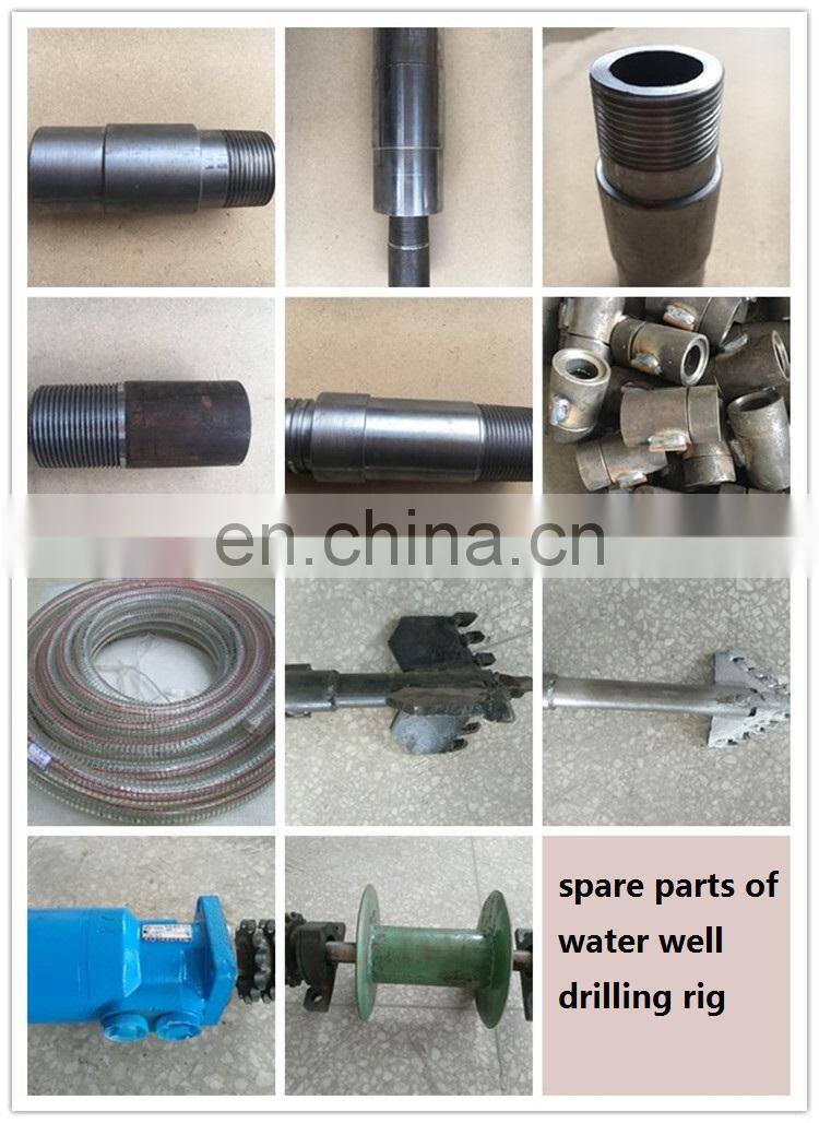 200m depth Portable small water well drilling rig water well rotary drilling machine for sale