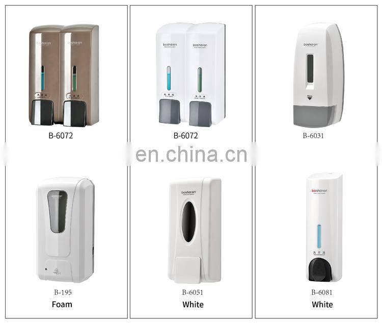 600ml Manual Hand Plastic Hotel Wall Mount Soap Dispenser