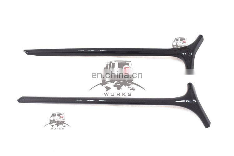 G wagon W463 A pillar fit for G-class W463 G500 G63 G65 G800 G350D 4x4 carbon fiber material front window side pillar