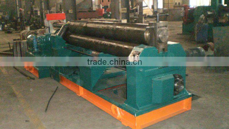 mechanical 3-roller plate rolling machine,small mechanical plate bending machine