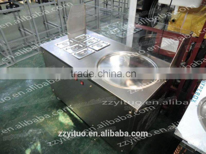 Easy clean and maintain ice pan ice cream thailand