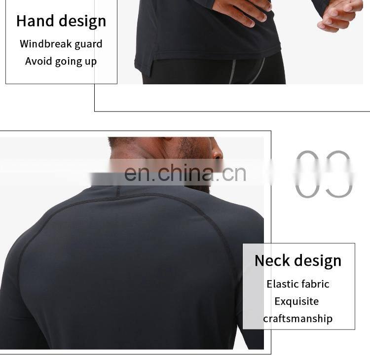 fitness clothing men slim quick dry polyester outdoor sportswear wholesale running wear