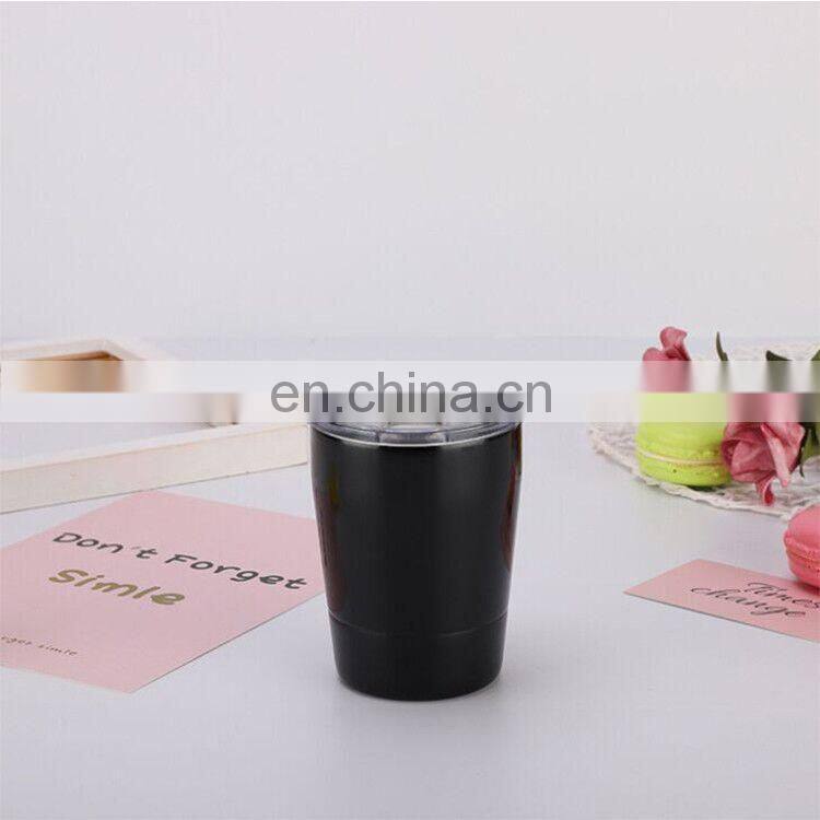 High Quality 8 oz 18/8 Stainless Steel Kids Milk Cup Insulated Tumbler