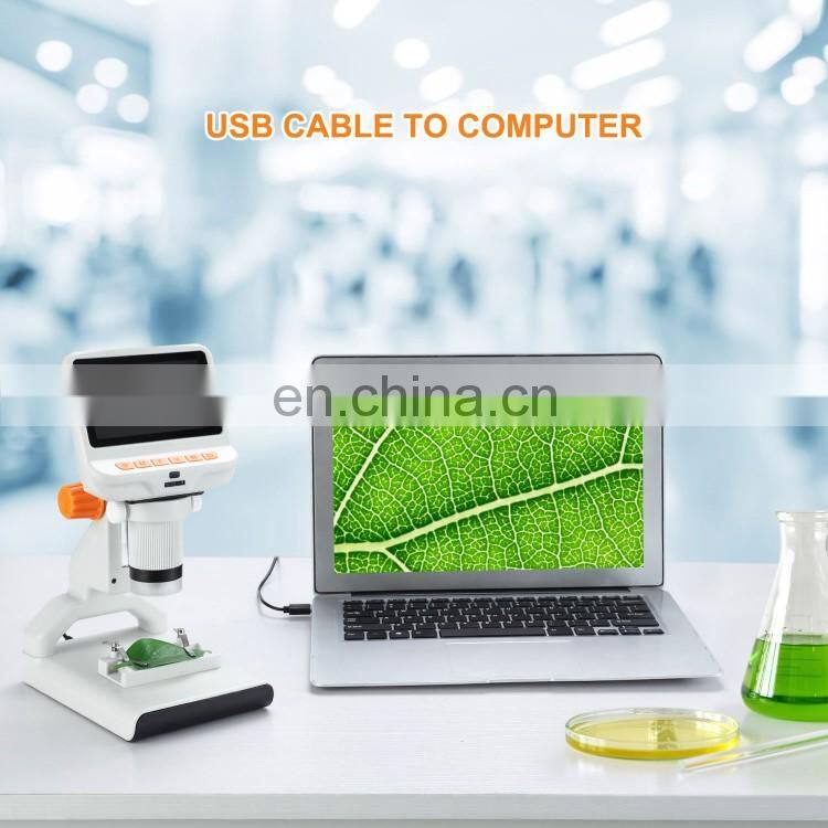 Andonstar AD102 220X 4.3" Science Section Observation PC Connection Kids Digital Microscope