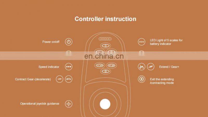 new remote lightweight auto-folding power wheelchair H3T-TY LANTSUN