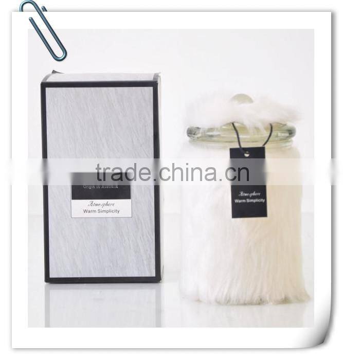 642g Scentedcandle in Glass Bottle with Hard Package Box