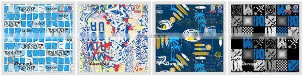 100% Polyester PVC Coated Print Fabric