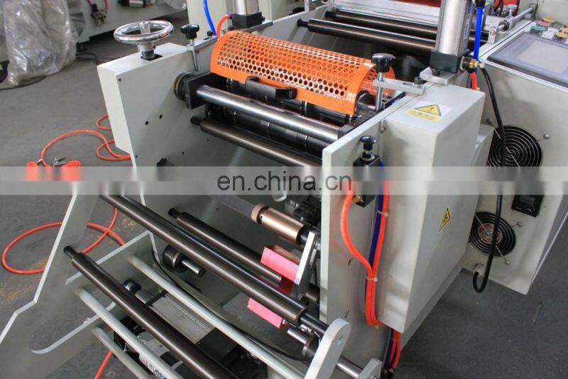 Roll to sheet cutting machine with slitting function for paper label sticker PET PVC film
