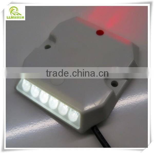 Road safety tunnel lighting road marker 12pcs LED waterproof plastic wired road stud