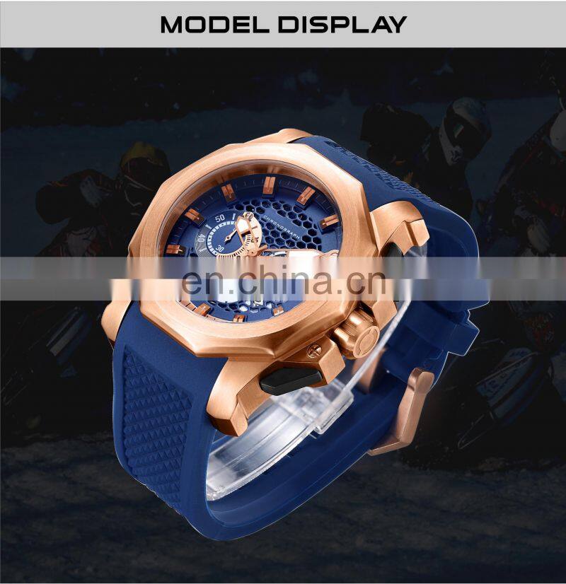 High Quality Branded Oem Custom Logo Steel Wrist Watches Chronograph Luxury Watches Men