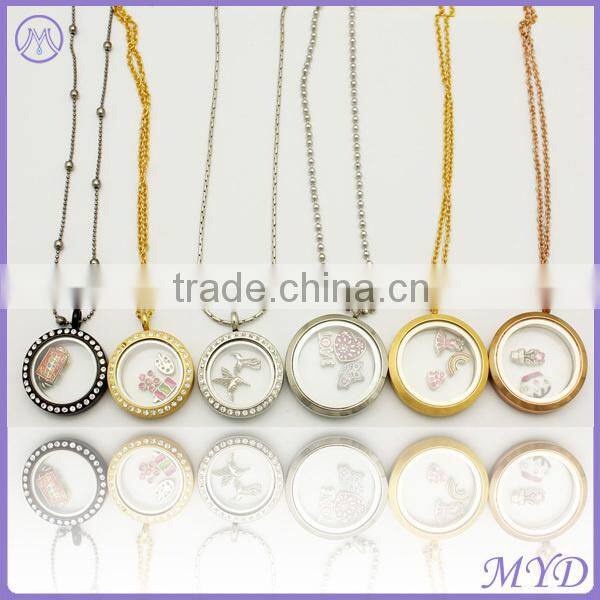 Vintage Brass 27mm Photo Locket Pendant Blank Locket Pendant