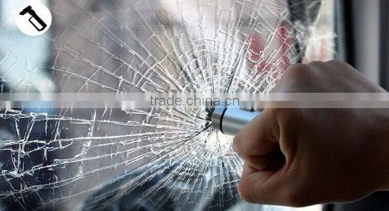 Hottest sale stainless steel Safety Hammer dual usb car charger