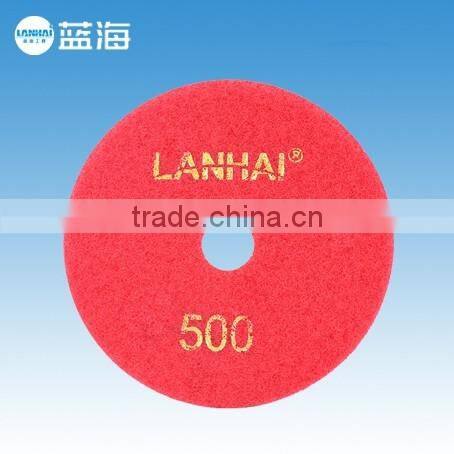 4''-100mm Wet 4 Step Diamond Angle Grinder Sanding Pad for Granite Marble Stone/Polishing Pads