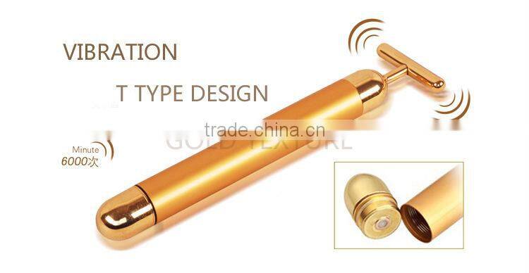 Handheld waterproof 24k gold energy beauty bar facial beauty bar