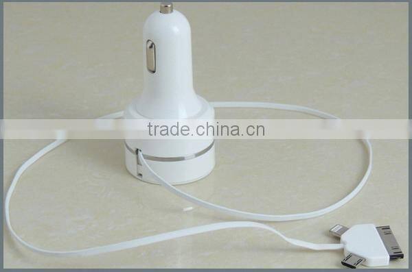 Quality promotional ring light car charger