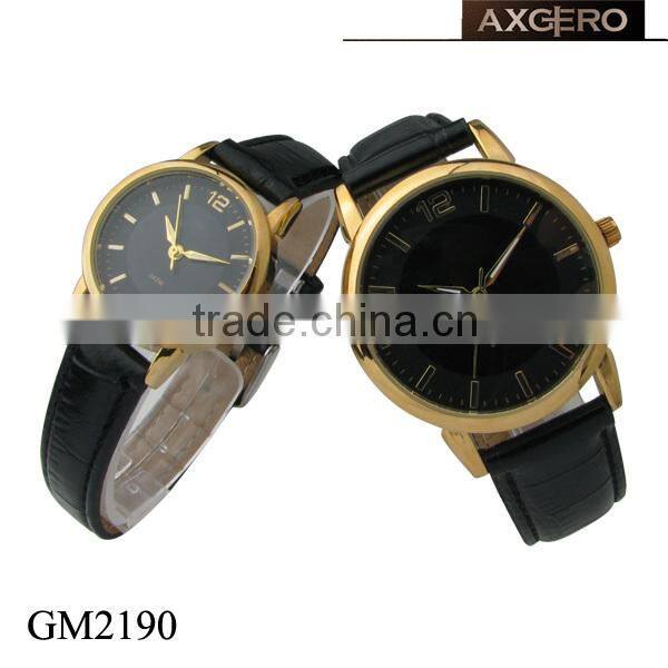 China wholesale Black alloy lovers watch