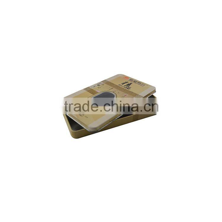 New China dongguan rectangular battery tin box