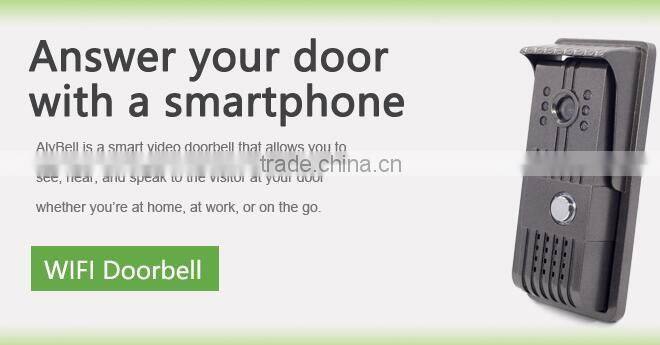 2016 newest metal home security wifi p2p door phone
