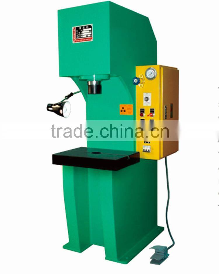 Y41 160T Single Column Hydraulic Punch Press for steel material imprinting