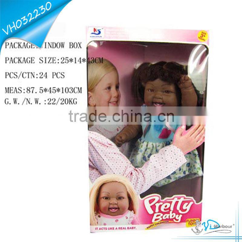 13" Hot Selling Vinyl Black Baby Dolls
