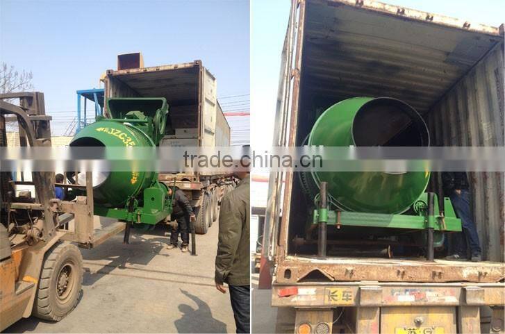 Excellent-quality Electric Mini Cement Mixer 350L Discharging Capacity