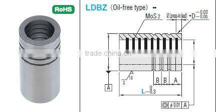 Plain guide bushings for die set LDBZ (Oil-free type )