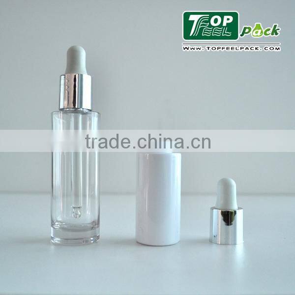 Personal care cosmetic PETG dropper bottle new design PETG bottle with dropper