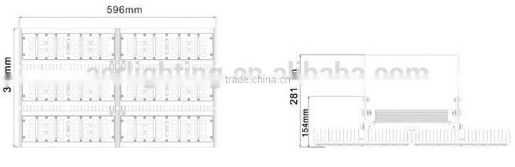 High power 180w led bridgelux chip industry light outdoor light fixture