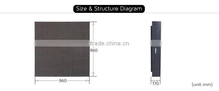 led outdoor advertising board video screen