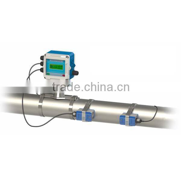 Ultrasonic liquid control inline flow meter