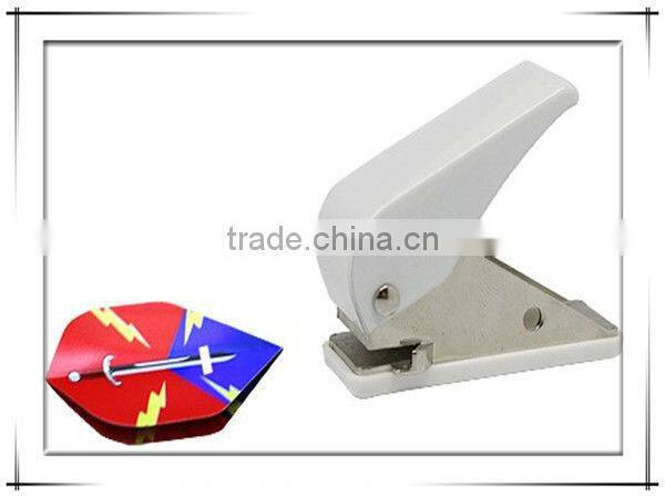 Dart flight hole punch with customized logo