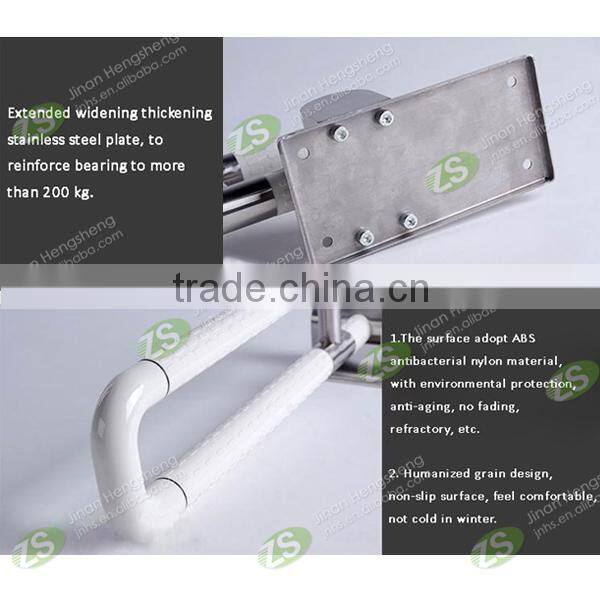 Standers security pole and curve grab bar