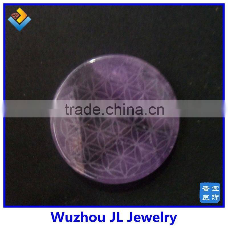 Natural Crystal Pendant Necklaces Flower Pendant Flower Of Life Pendant