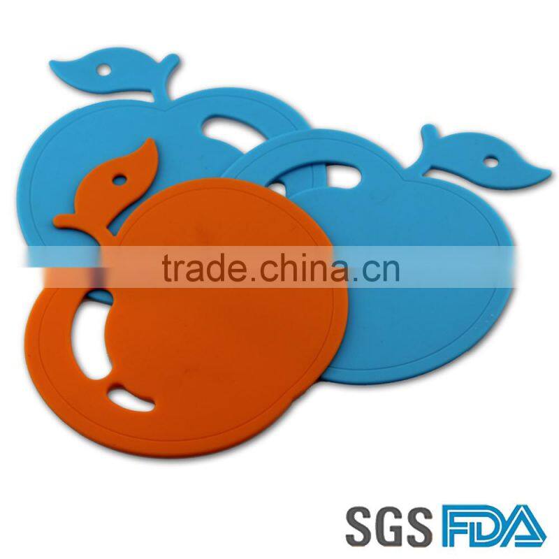 Fashion rose shape lacy silicone mat, silicone flower lacy table mat