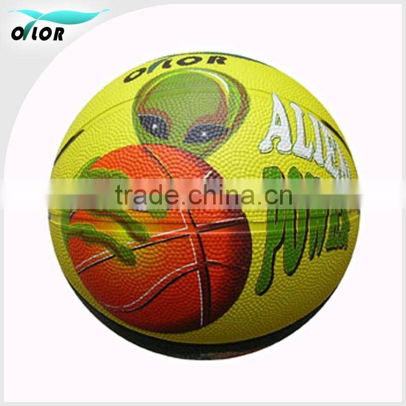 Standard or custom cheap high quality rubber basketball