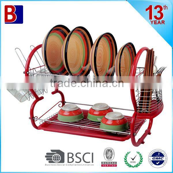 morden chromeplate+spray powder dish rack