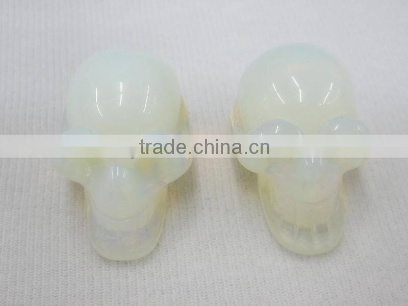 wholesale Dark Color Rose Quartz carved Skull in Art & Collectible