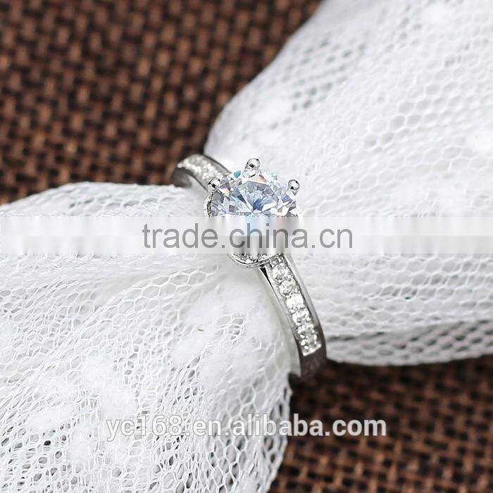 2016 Fashion Jewelry Type 925 Sterling Silver Wedding Rings Jewelry From India