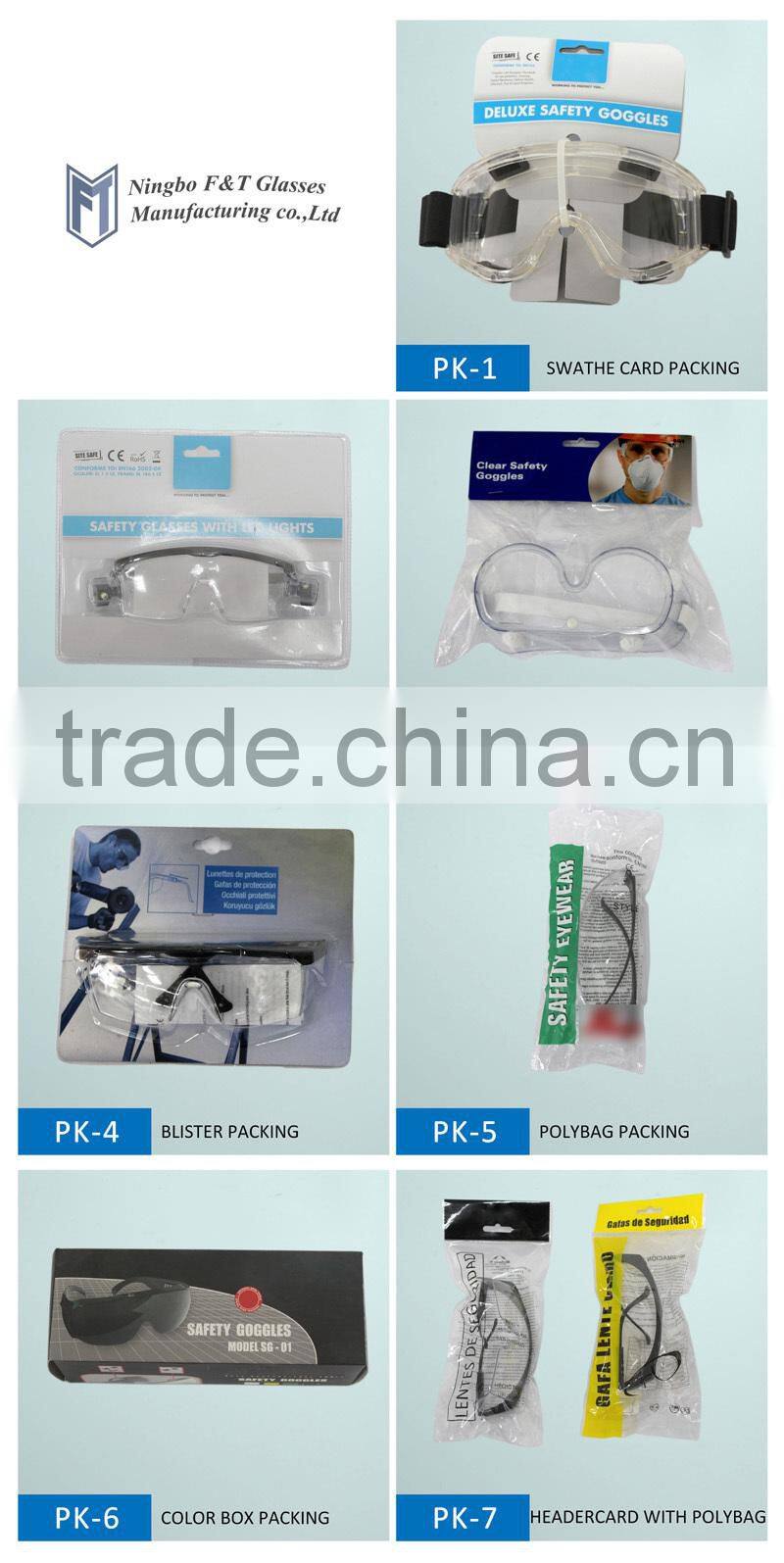 Industrial safety glasses